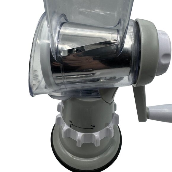 Hand-Crank Rotary Cheese Grater With 3 Interchangeable Stainless Steel Drums - Picture 5 of 6